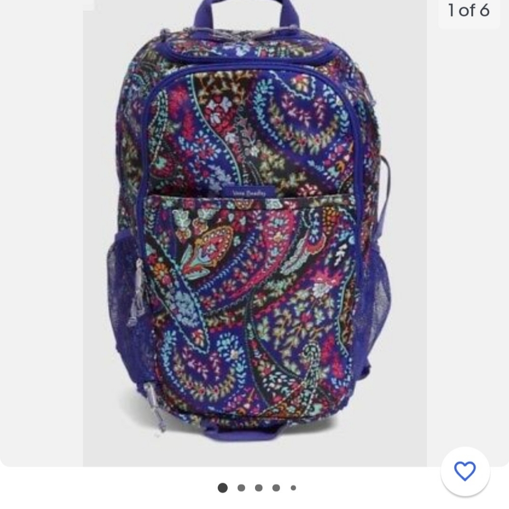 Vera Bradley Lighten Up Travel Bookbag